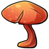 A red mushroom for does.